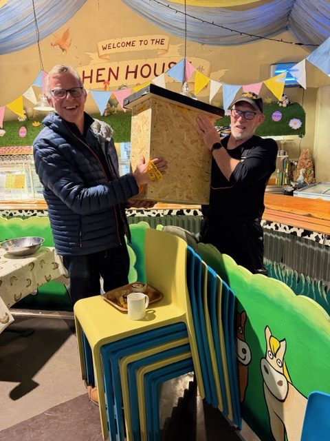 EDBKA Spring event and winner of handmade swarm hive